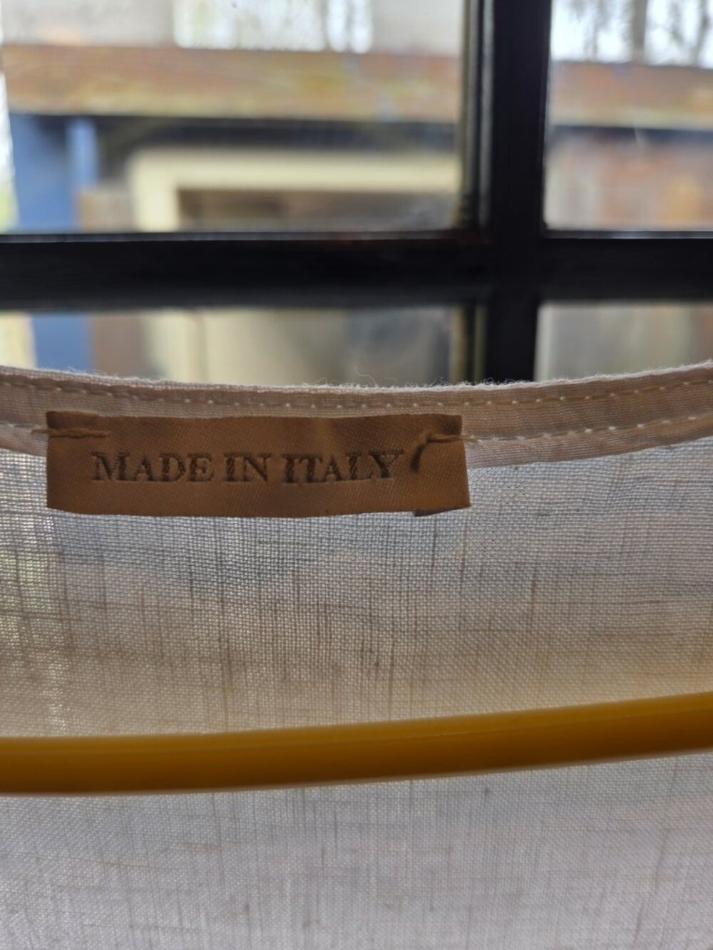 Womens 100%  Italian Linen Dress - Picture 2 of 3